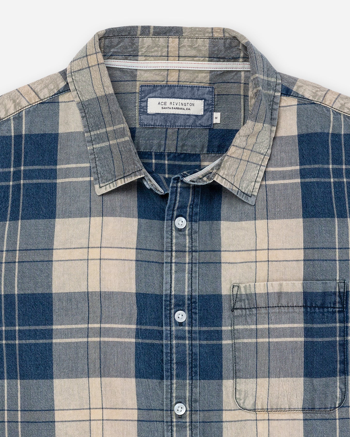 Light Weight- Tailored Shirt- Dirty Indigo