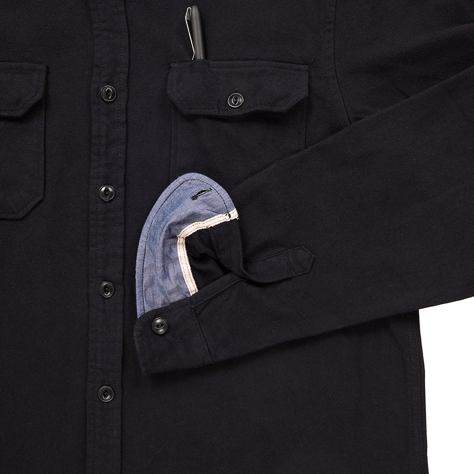 Winter Flannel - Utility Shirt - Black Black
