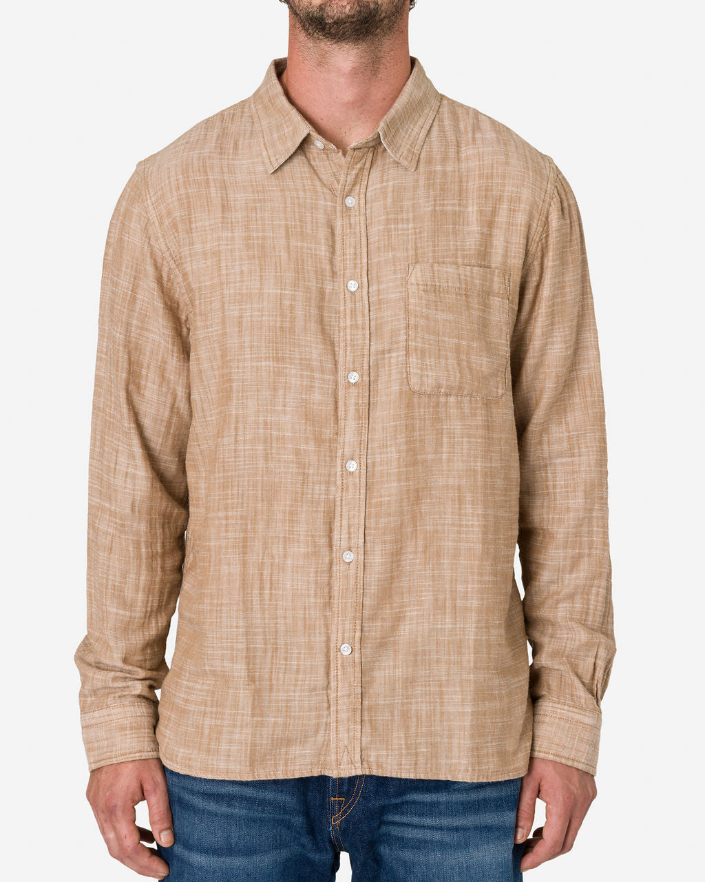 Double Gauze - Long Sleeve - Camel