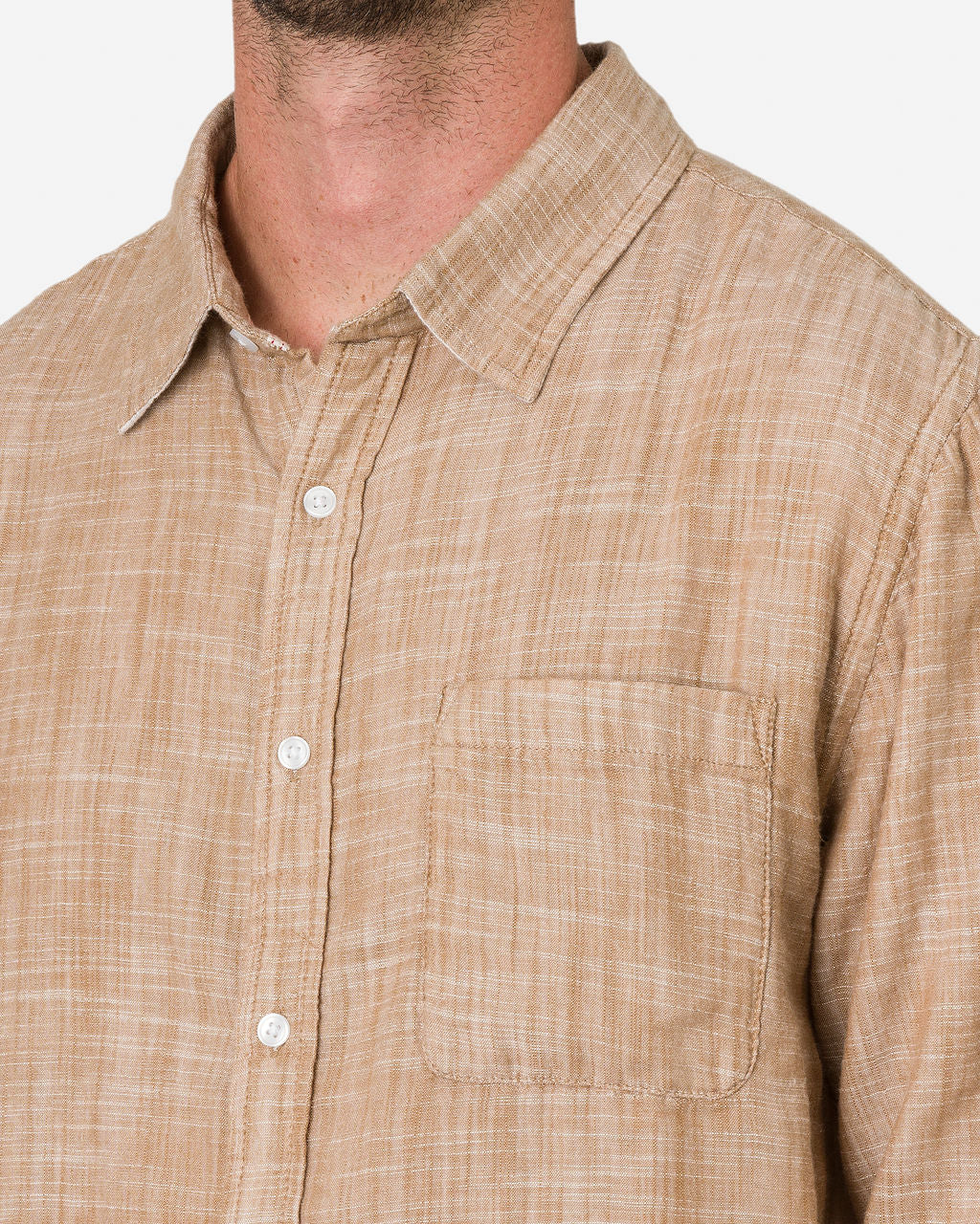 Double Gauze - Long Sleeve - Camel