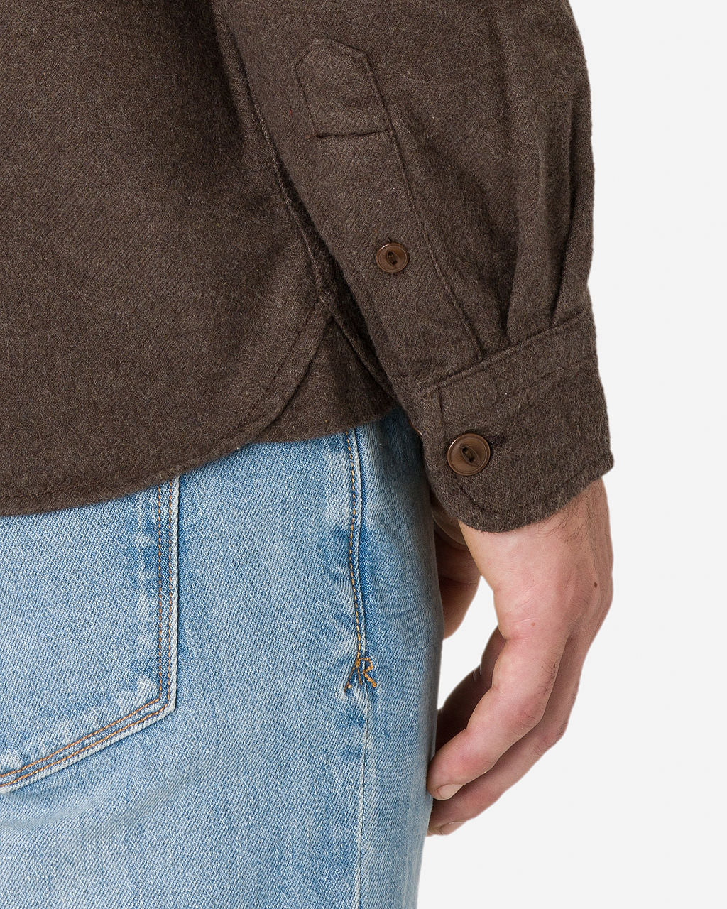 Winter Flannel - Utility Shirt - Cedar