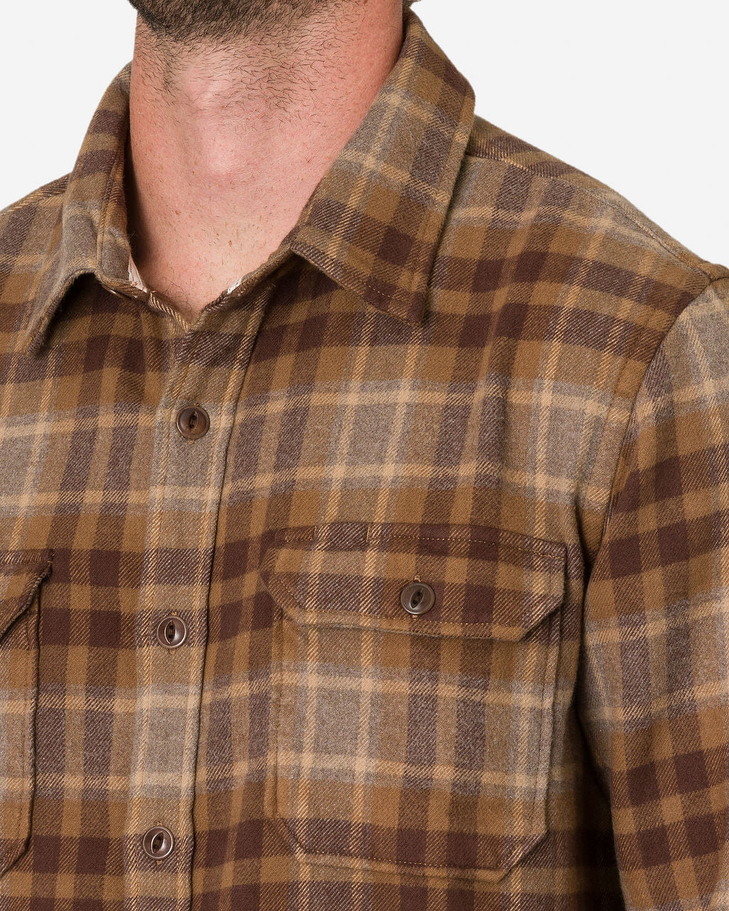 Winter Flannel - Utility Shirt - Desert Bark