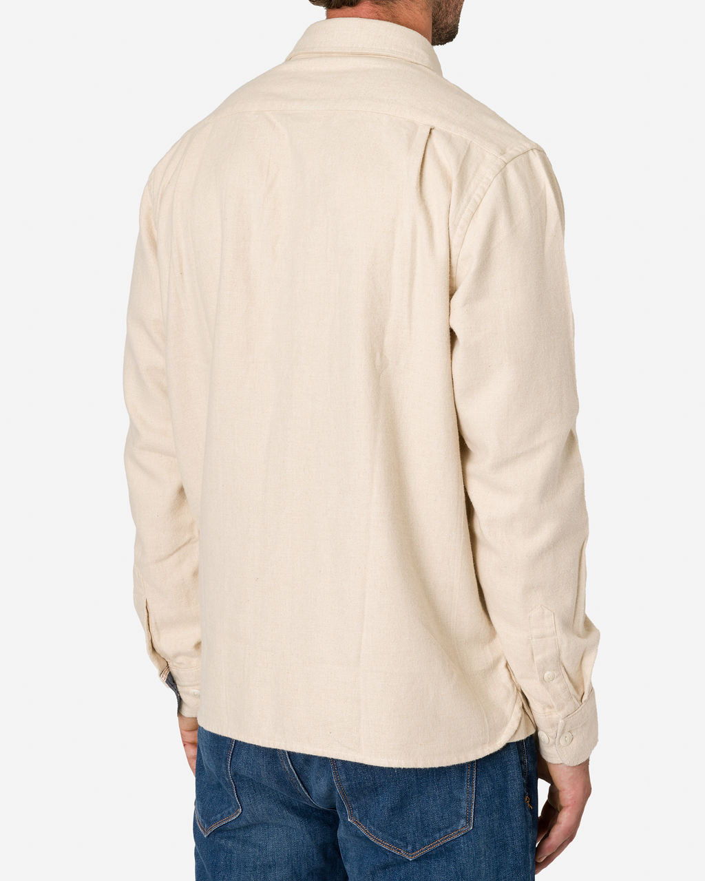 Winter Flannel - Utility Shirt - Ecru