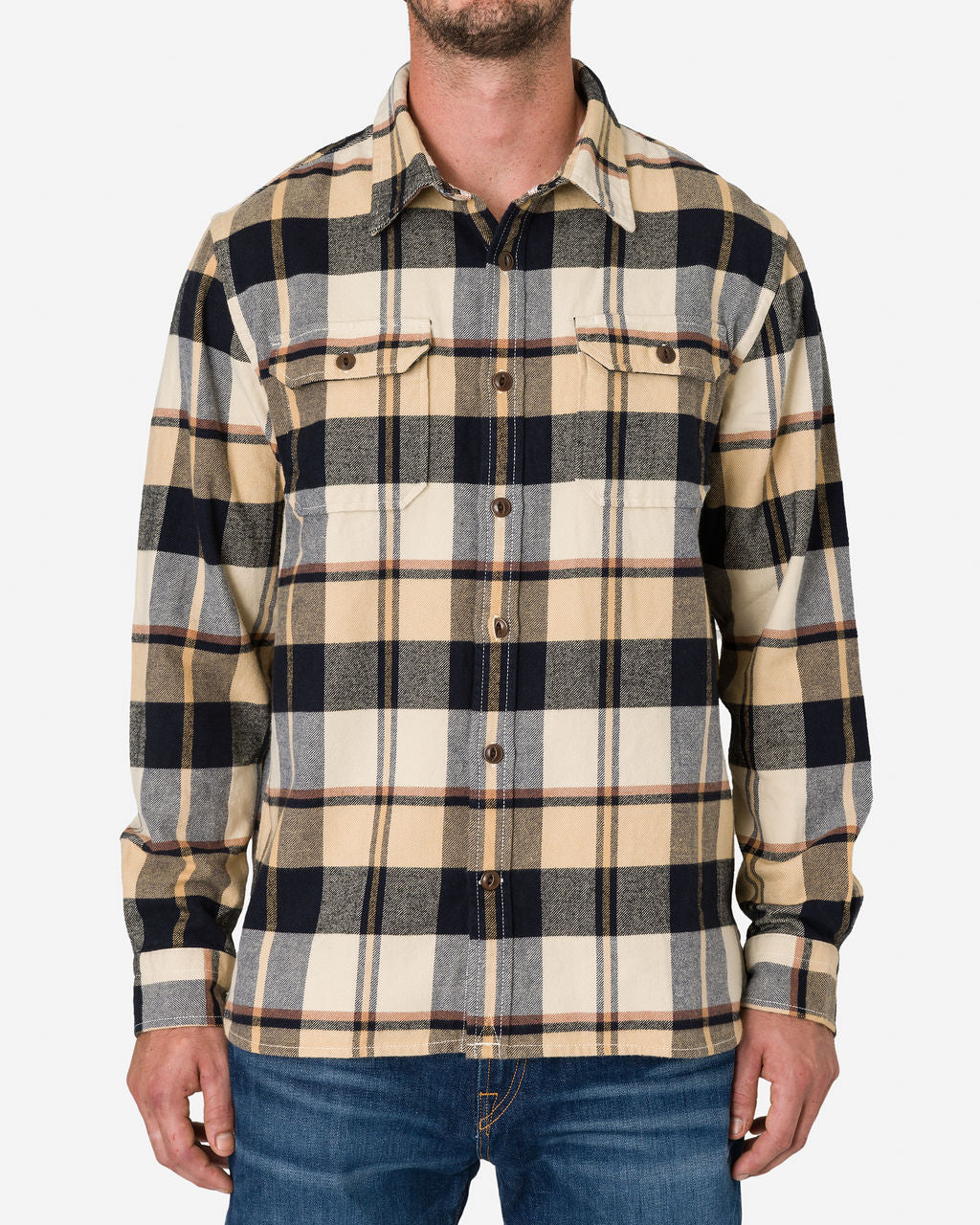 Winter Flannel - Utility Shirt - Midnight Dune
