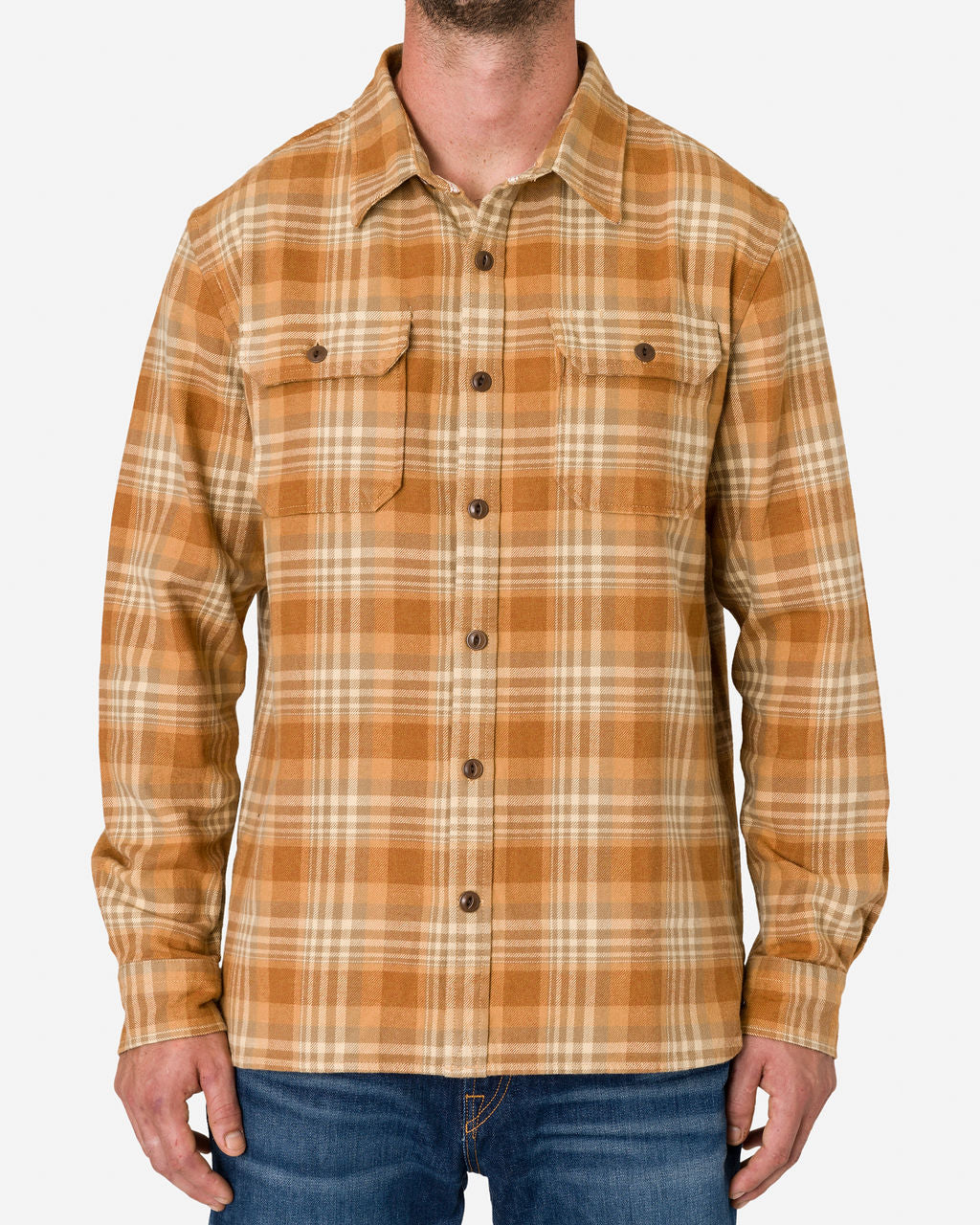 Winter Flannel - Utility Shirt - Sand Storm