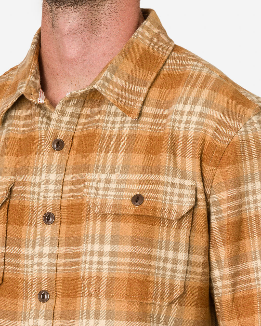 Winter Flannel - Utility Shirt - Sand Storm