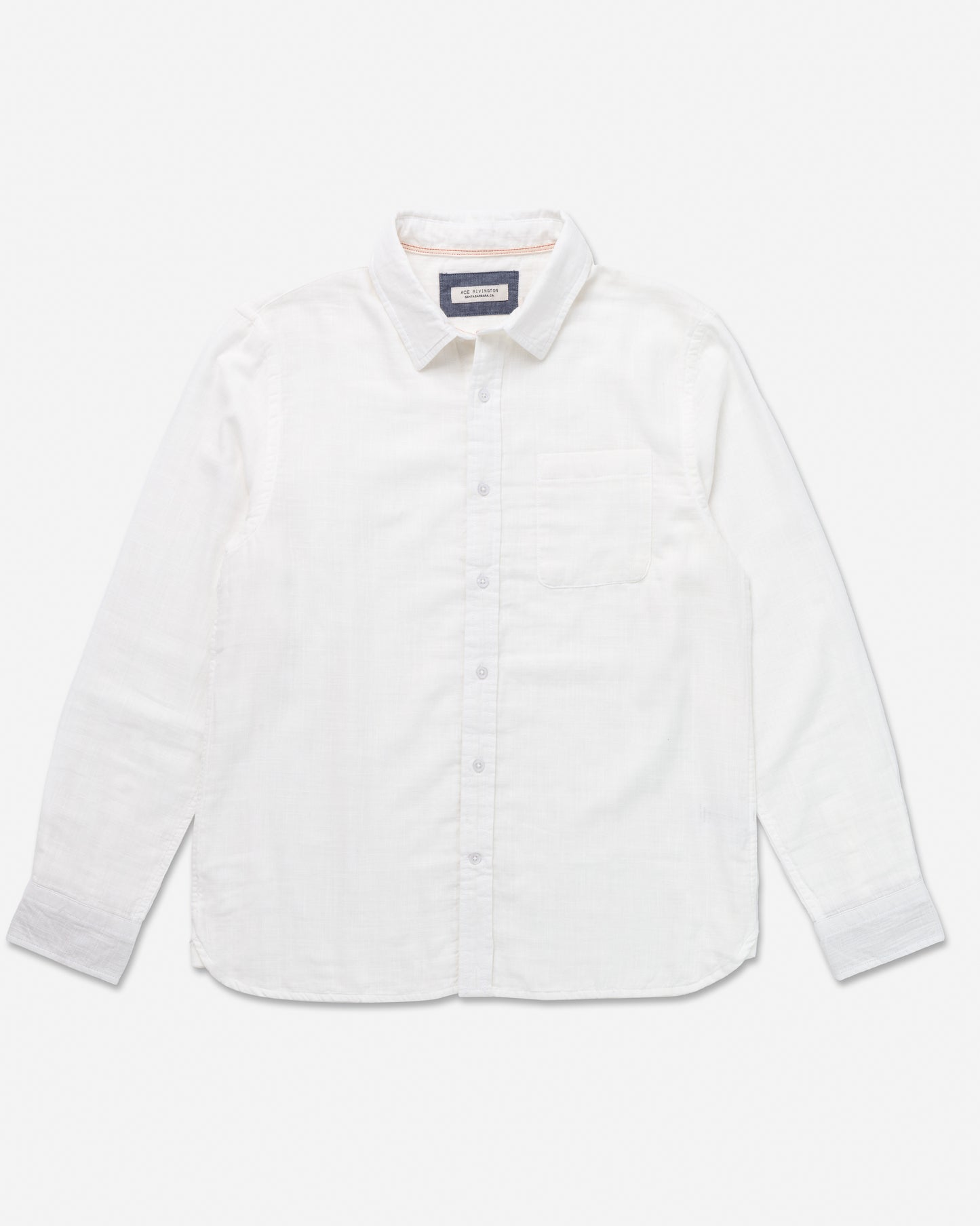 Double Gauze - Long Sleeve Tailored - Chalk