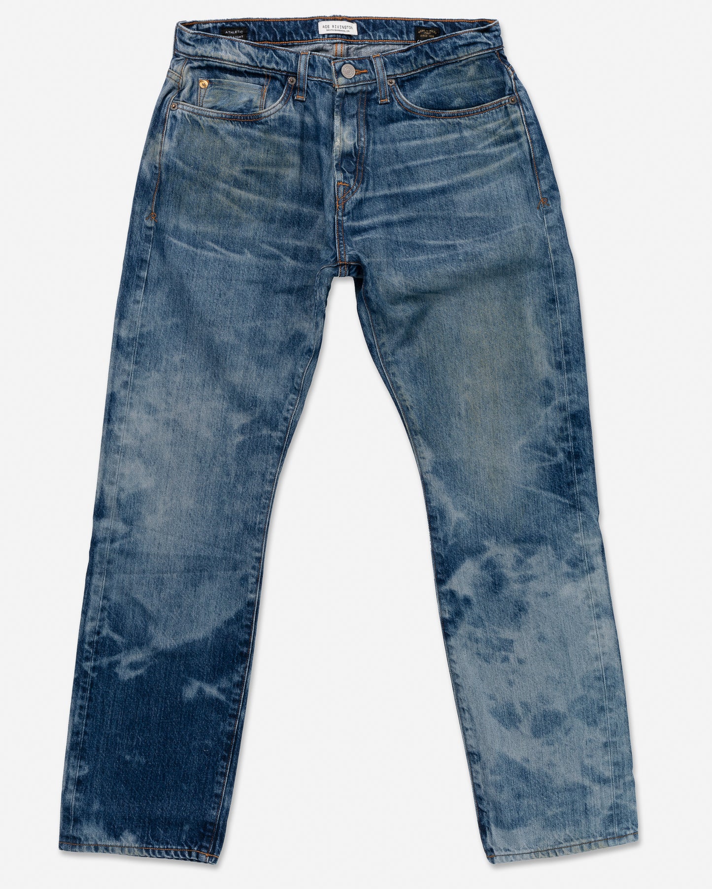 Rigid Denim - Athletic Straight Selvedge - Salt Mine Wash - 34"