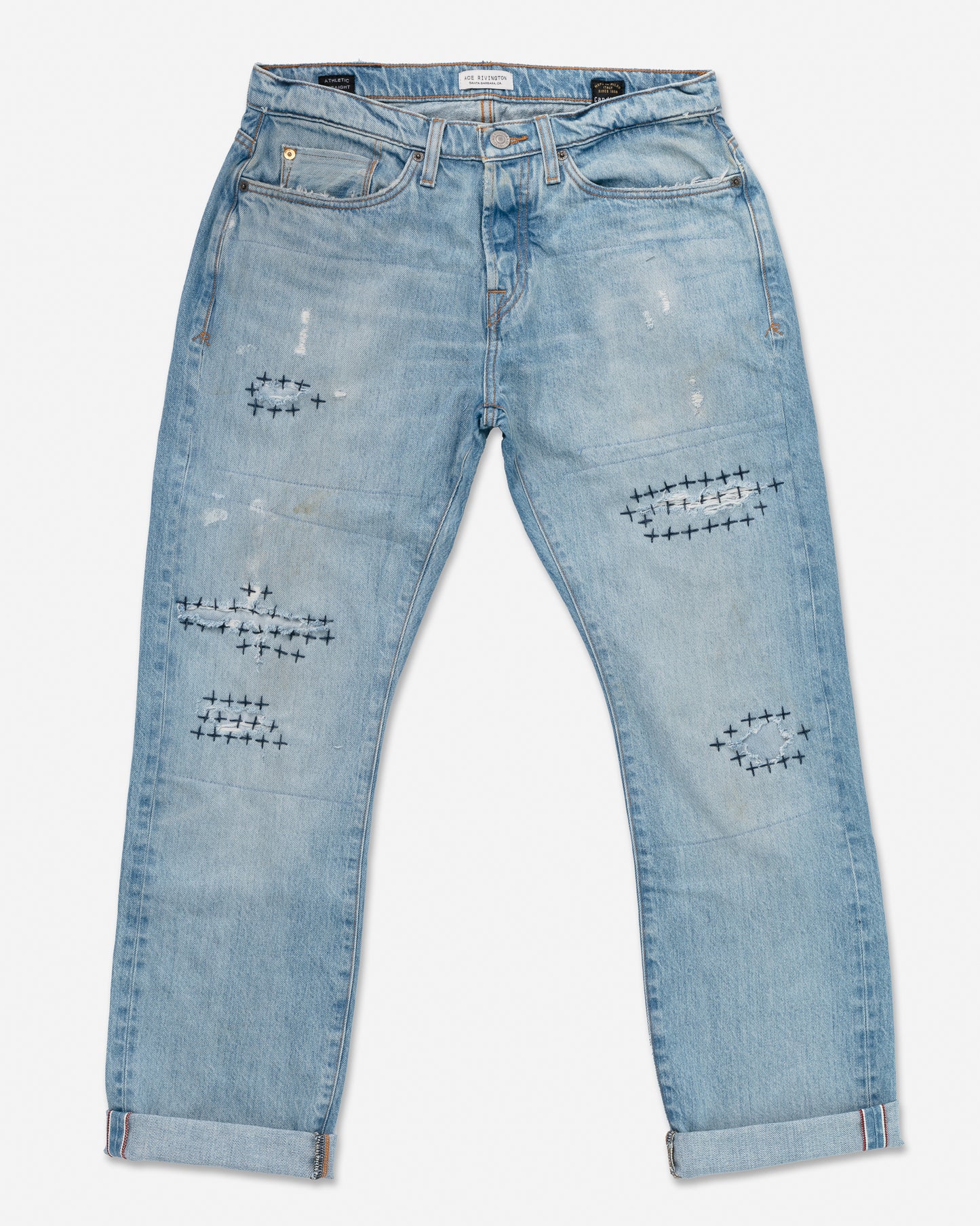 Rigid Denim - Athletic Straight Selvedge - Hitchhiker Wash - 34"
