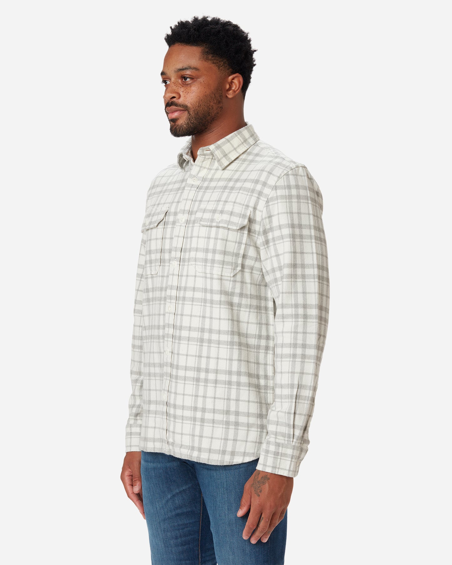 Winter Flannel - Utility Shirt  - Arctic