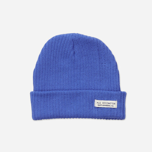 Organic Cotton Beanie - Bluebell