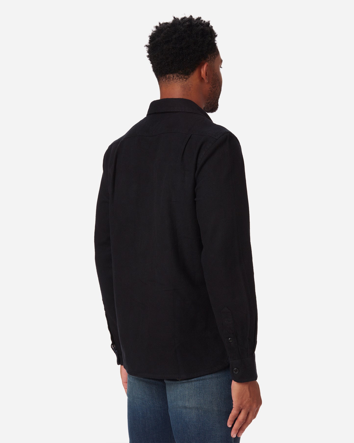 Winter Flannel - Utility Shirt - Black Black