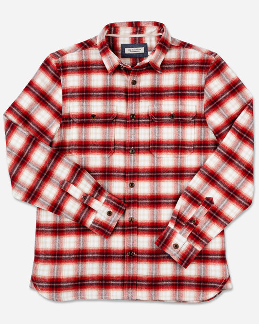 Winter Flannel - Utility Shirt - Brick Window