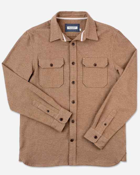 Winter Flannel - Utility Shirt - Camel