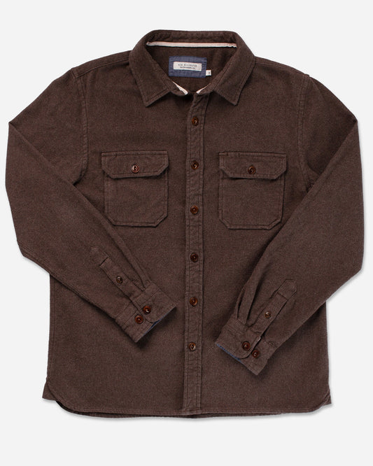 Winter Flannel - Utility Shirt - Cedar