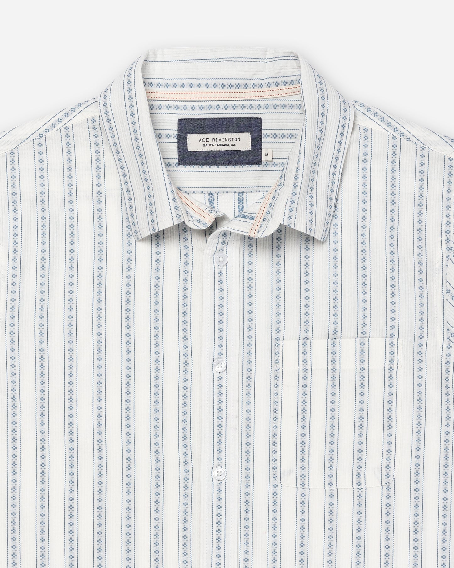 Light Weight- Tailored Shirt - Diamond Stripe