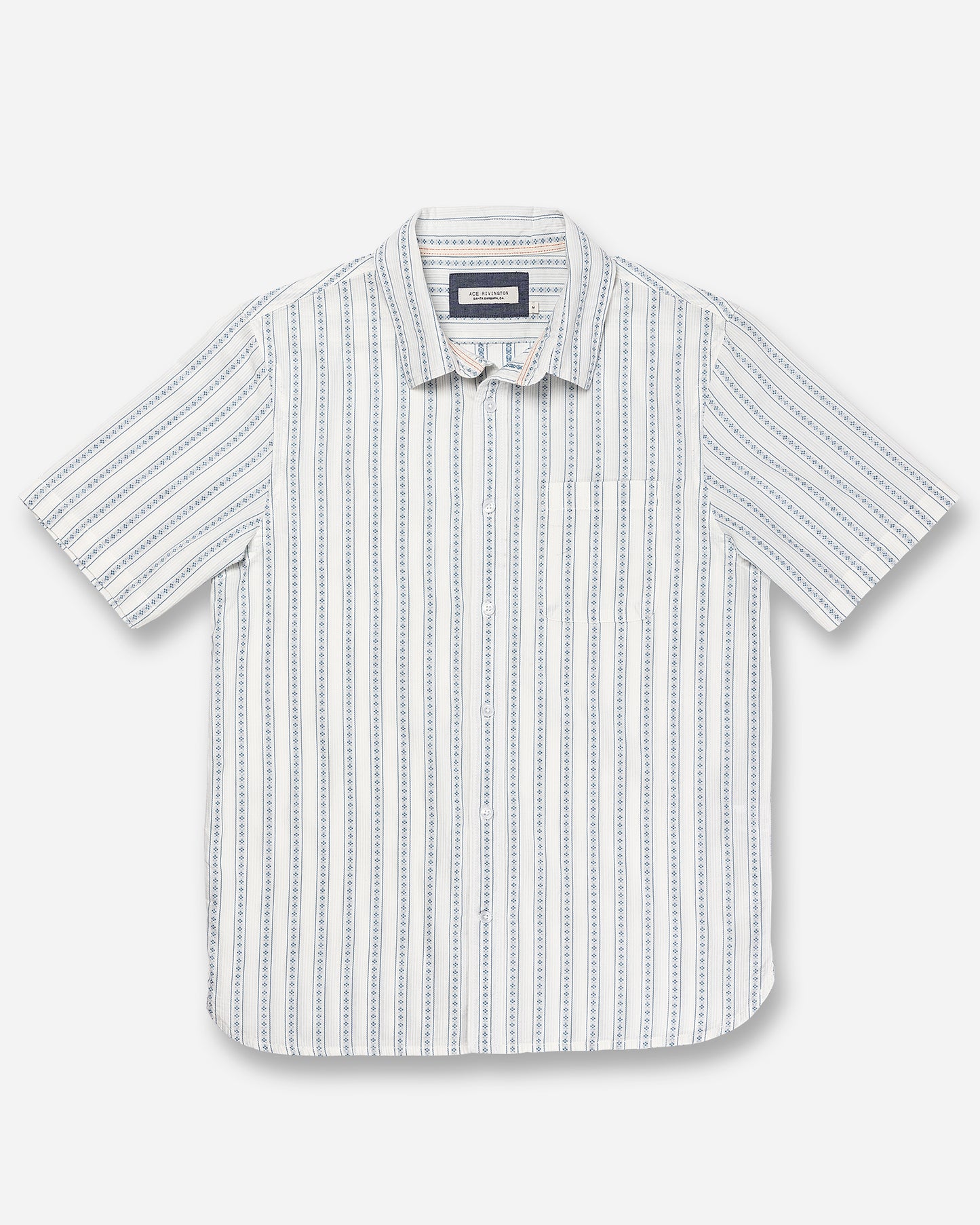 Light Weight- Tailored Shirt - Diamond Stripe