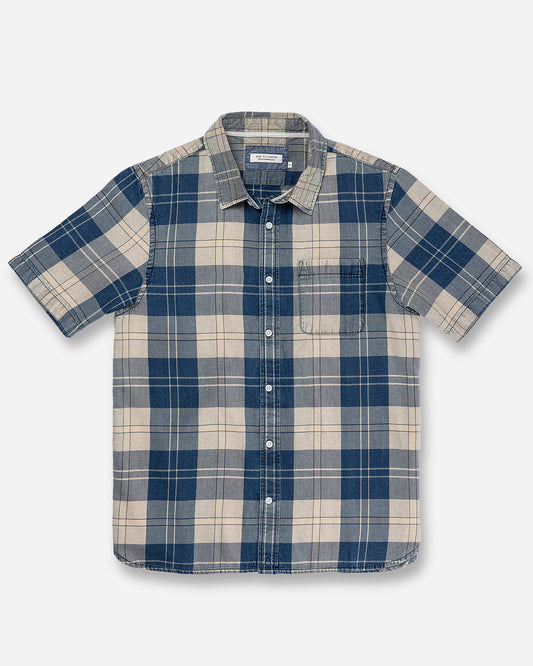 Light Weight- Tailored Shirt- Dirty Indigo
