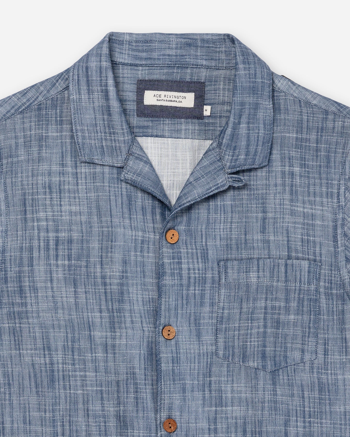 Double Gauze- Camp Shirt- Indigo