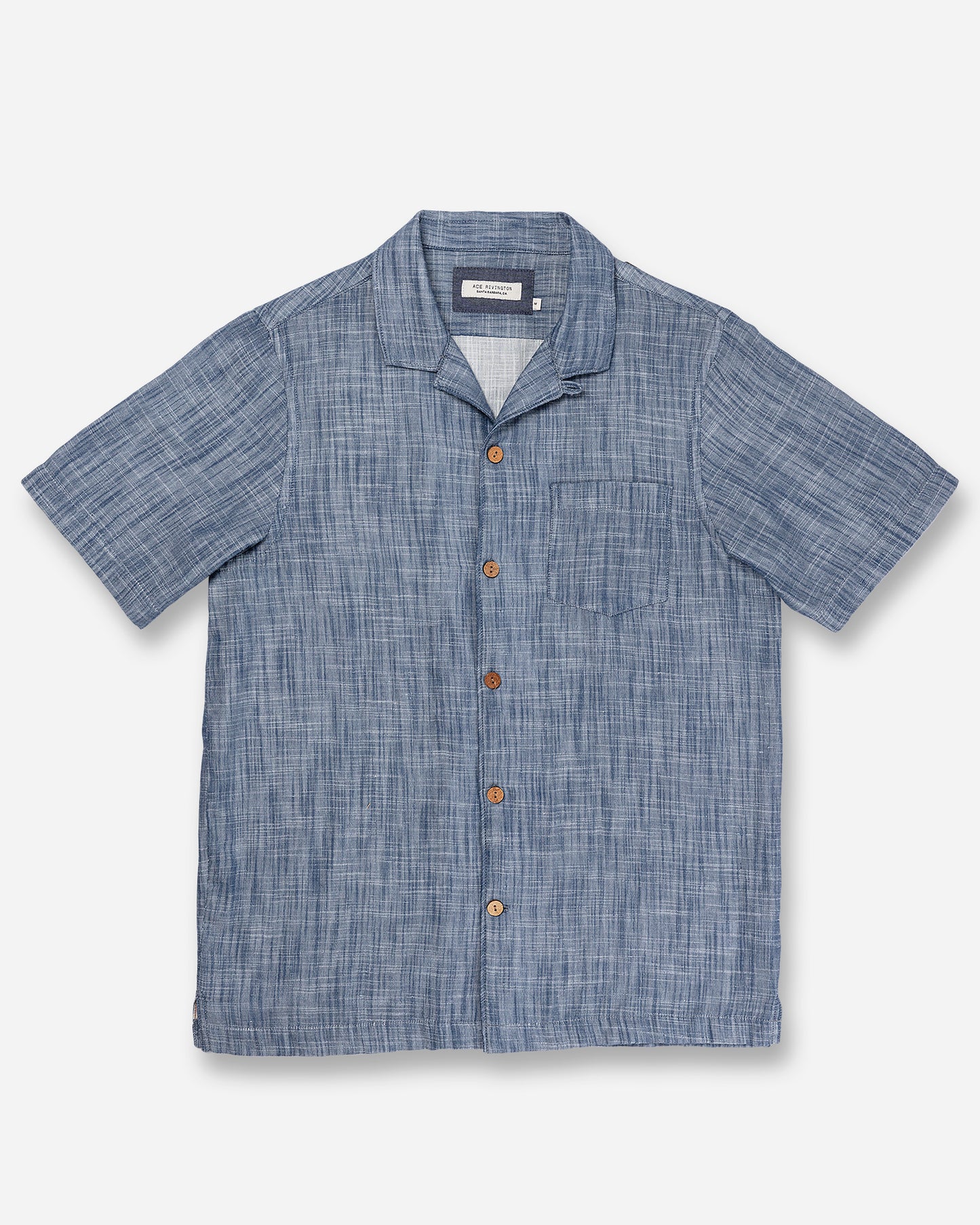 Double Gauze- Camp Shirt- Indigo