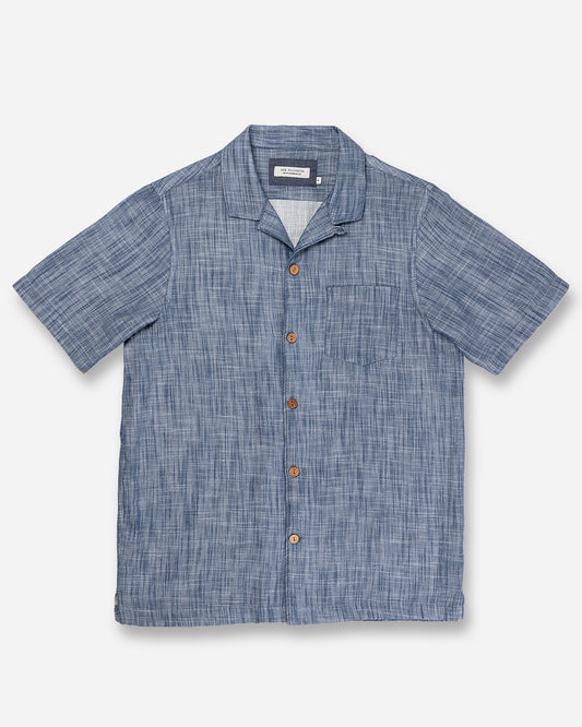 Double Gauze- Camp Shirt- Indigo