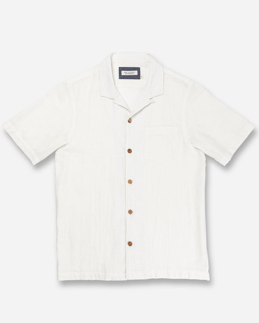 Double Gauze - Camp Shirt - Chalk