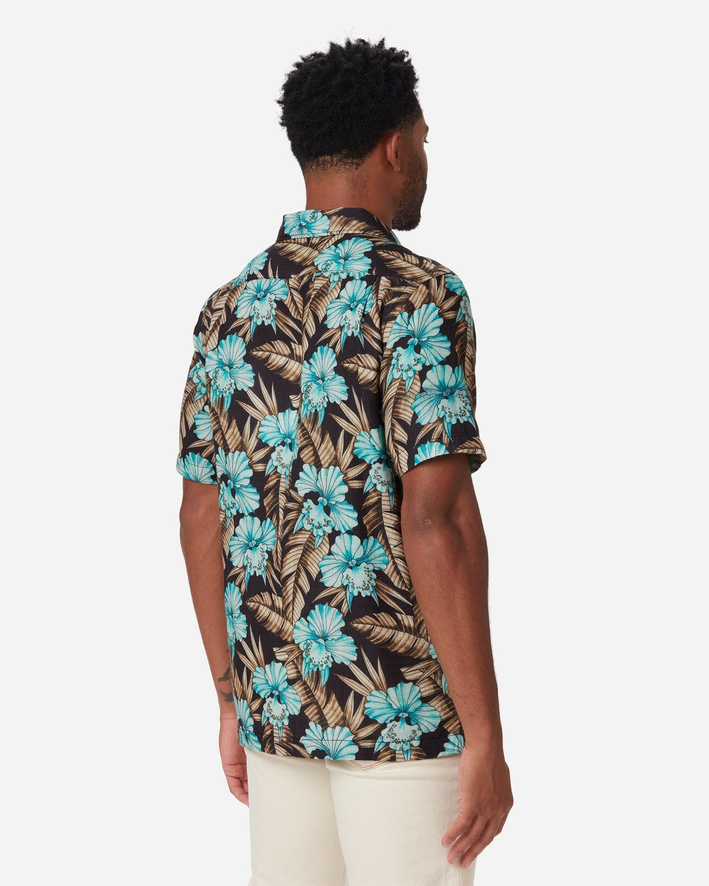 Double Gauze - Camp Shirt - Electric Floral