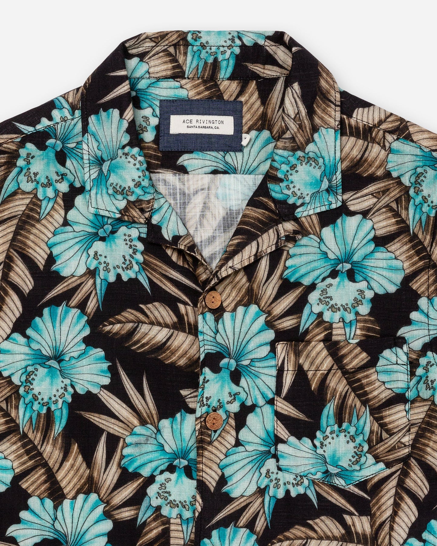 Double Gauze - Camp Shirt - Electric Floral