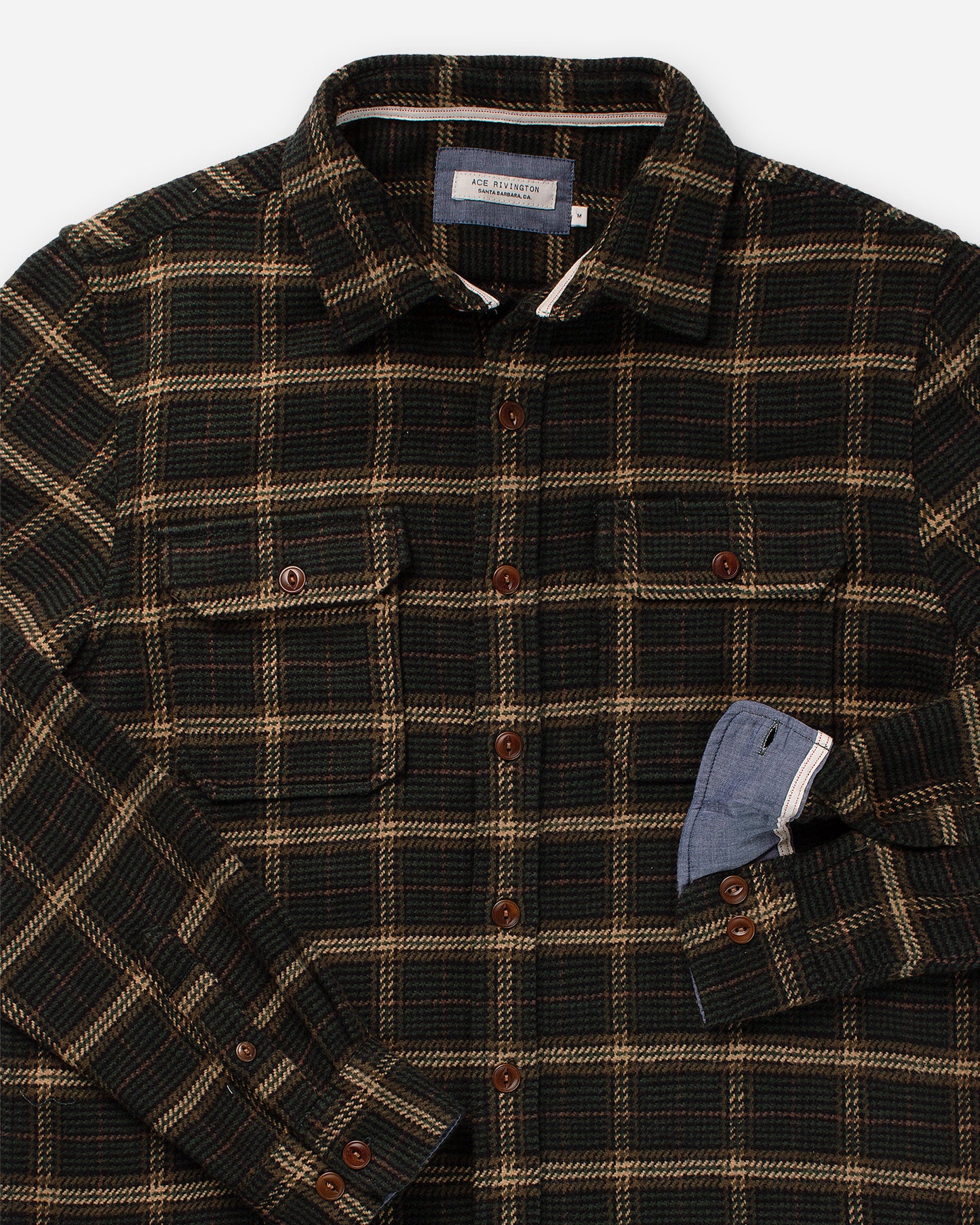 Winter Flannel - Utility Shirt - Forest Hound