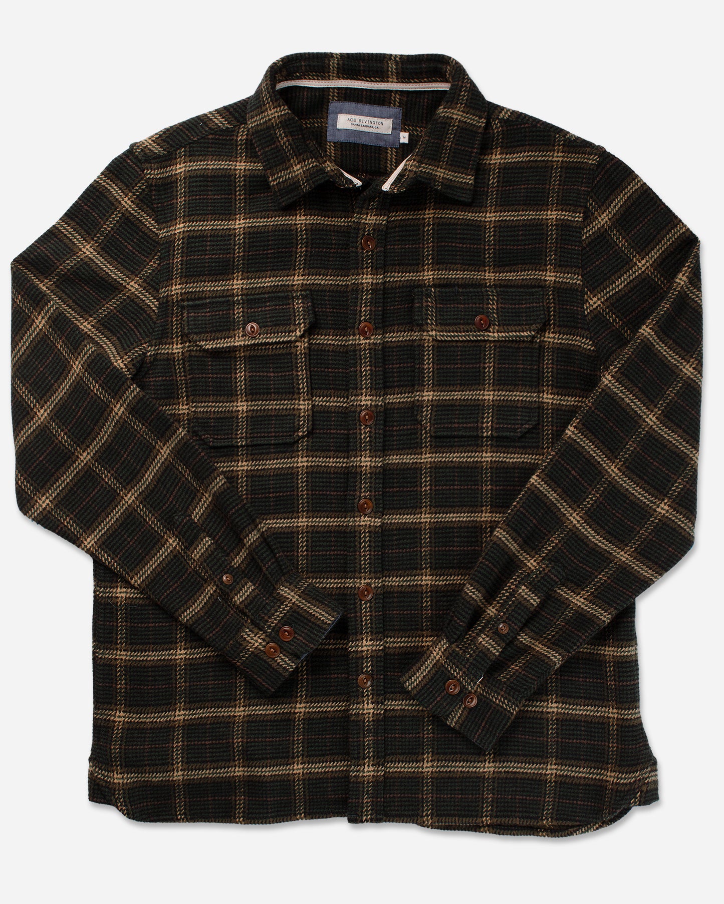 Winter Flannel - Utility Shirt - Forest Hound
