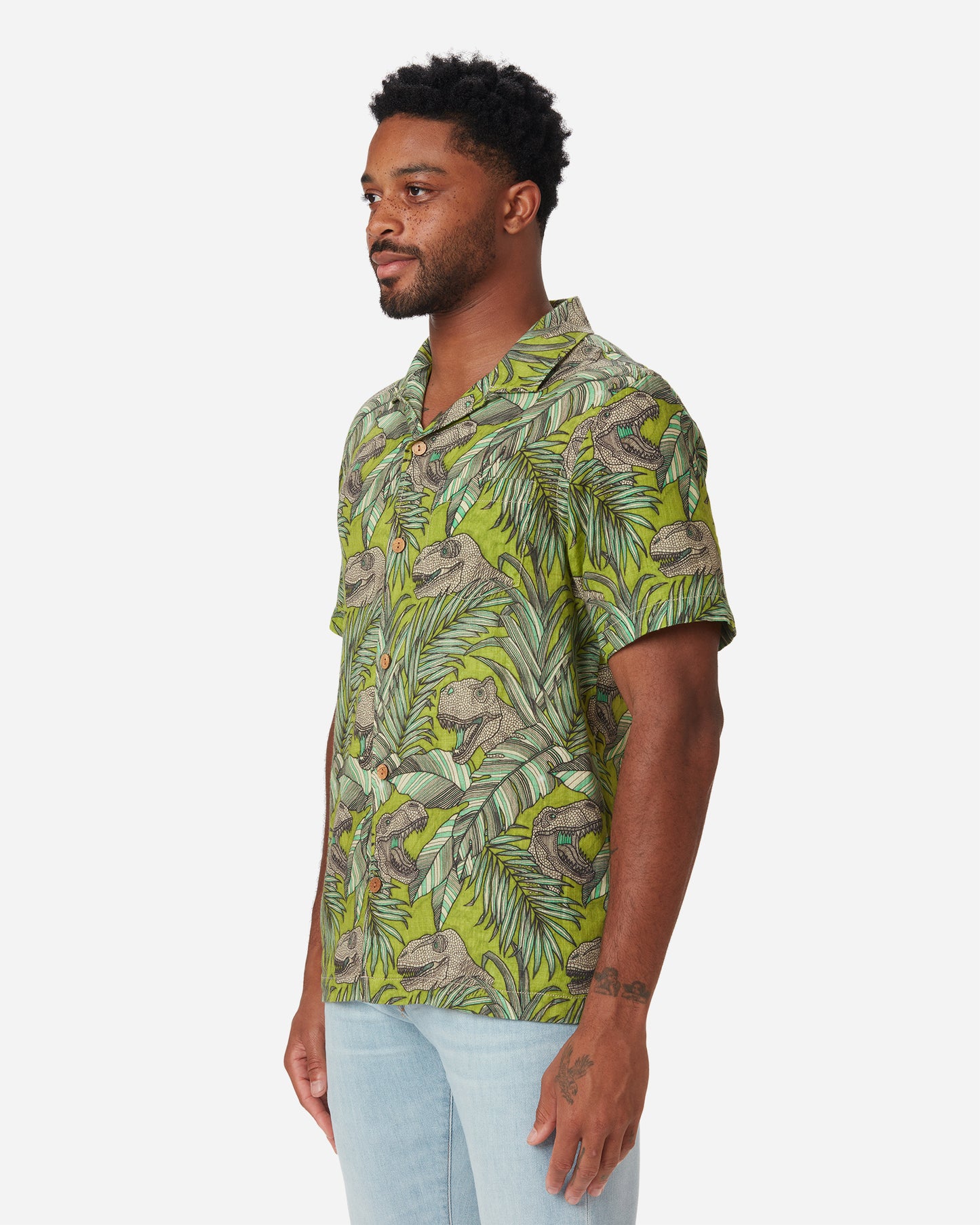 Double Gauze- Camp Shirt- Man Eater