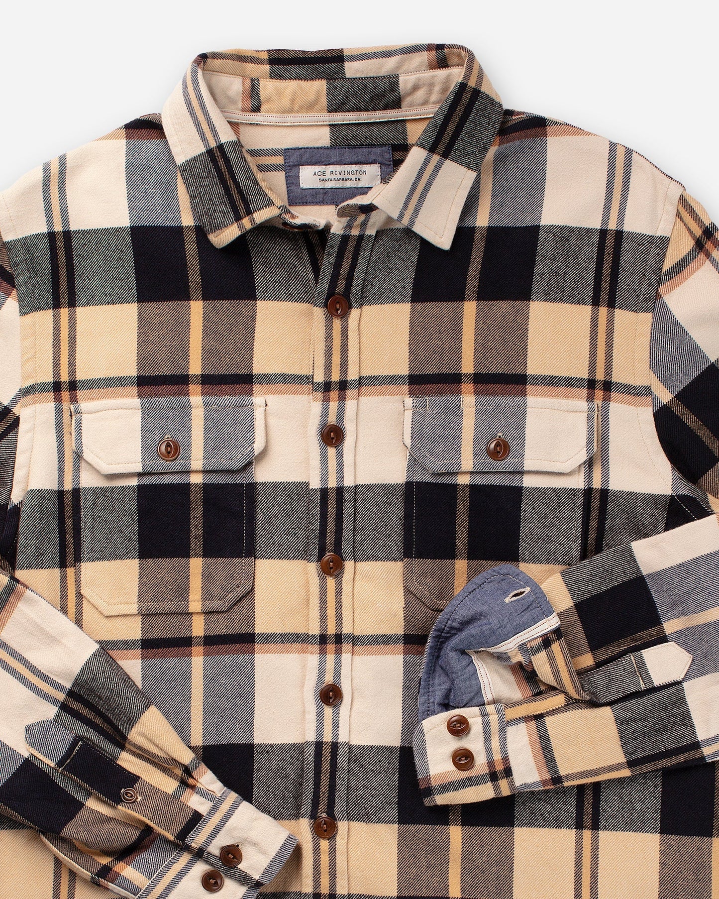 Winter Flannel - Utility Shirt - Midnight Dune