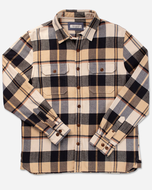 Winter Flannel - Utility Shirt - Midnight Dune