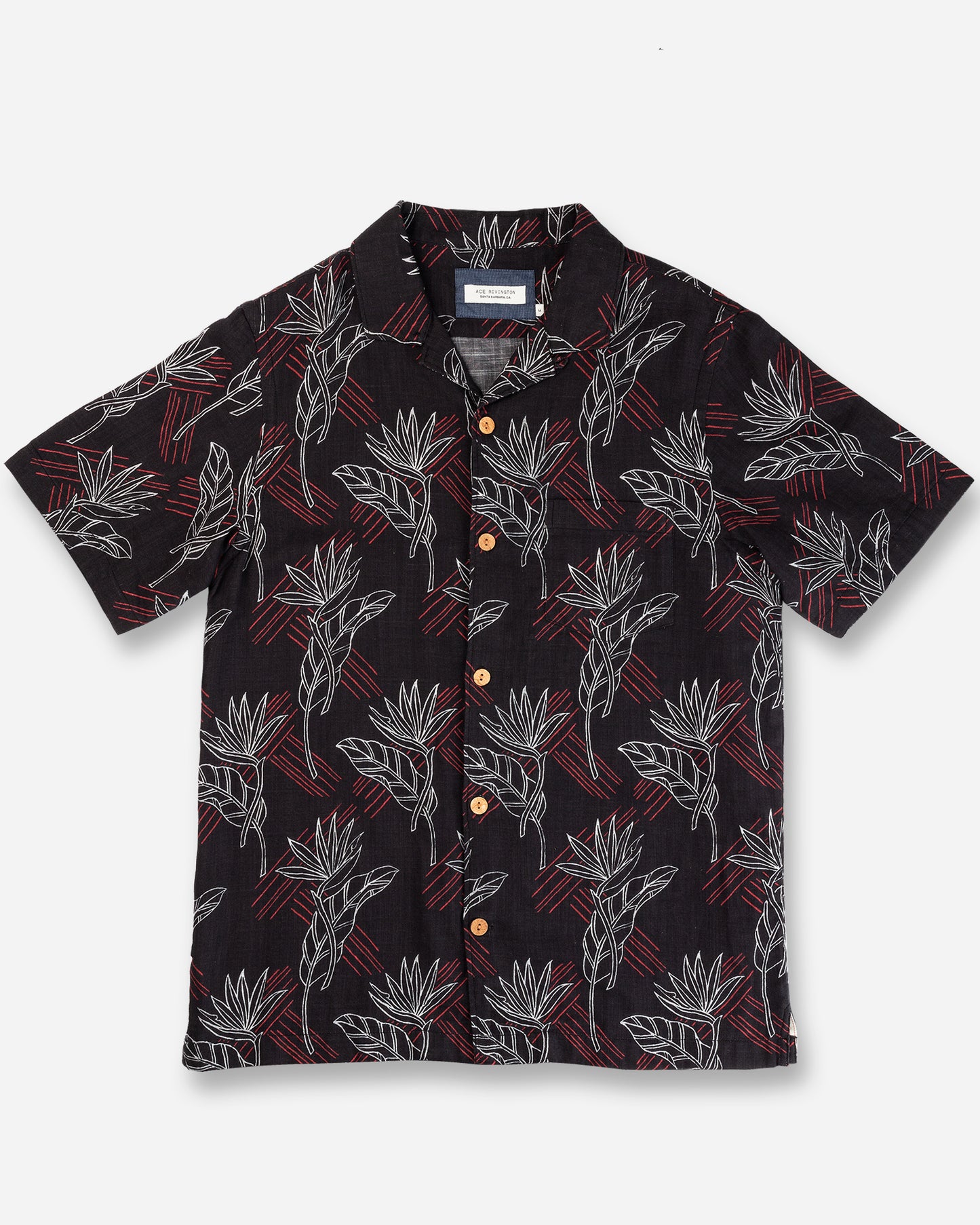 Double Gauze- Camp Shirt- Night Bird