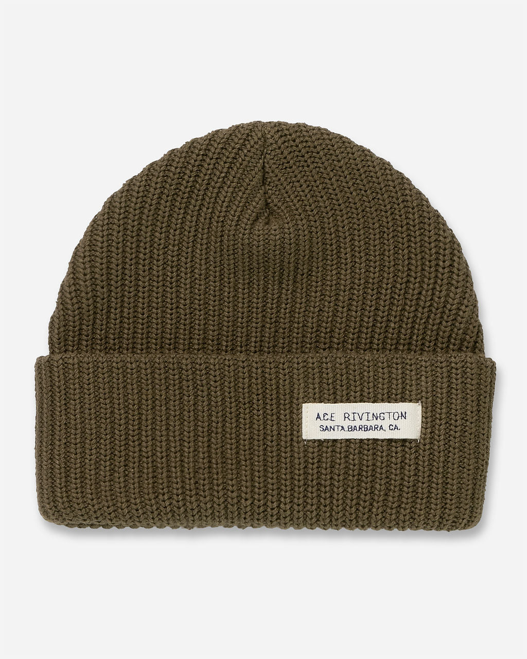 Organic Cotton Beanie - Army Green