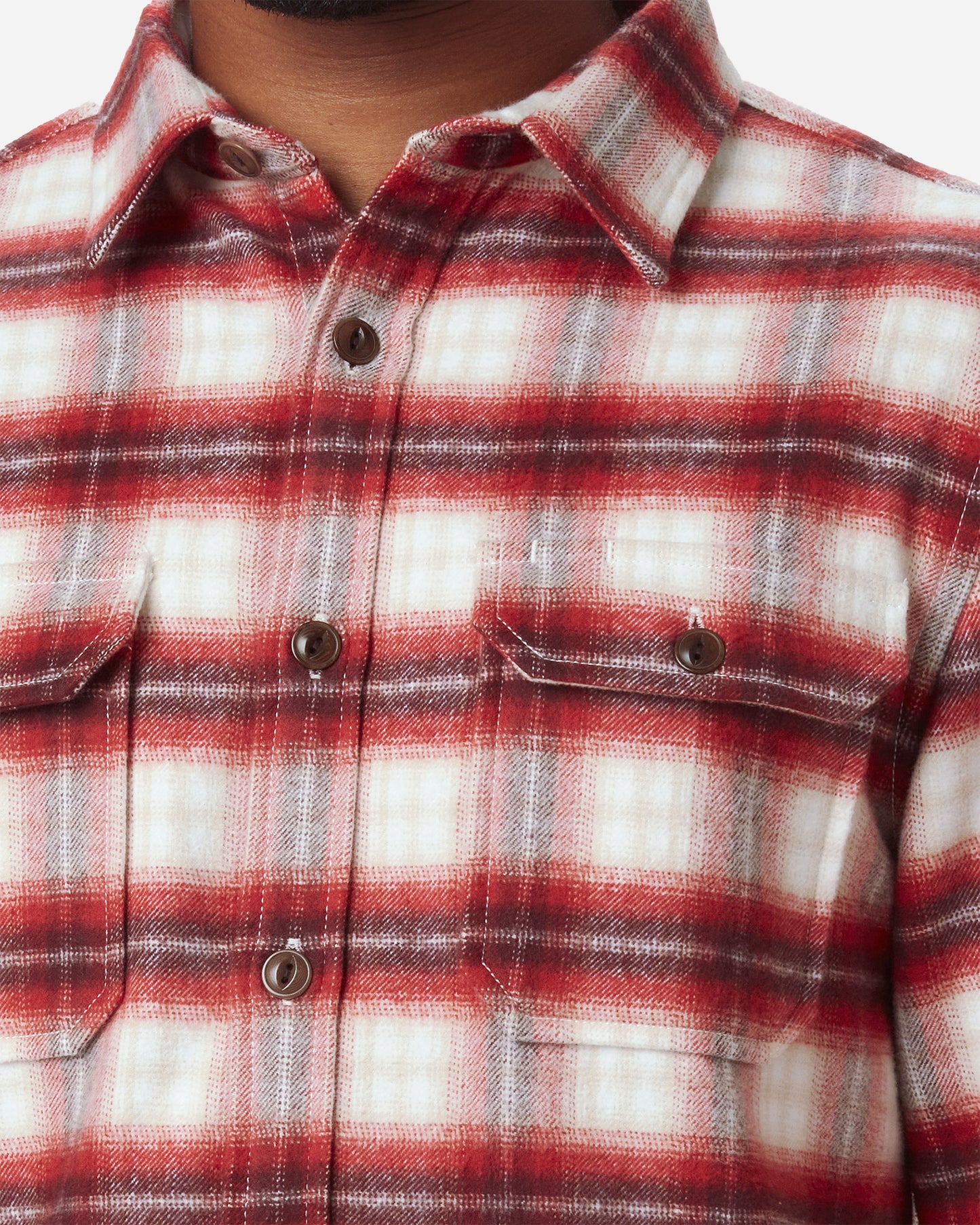 Winter Flannel - Utility Shirt - Brick Window