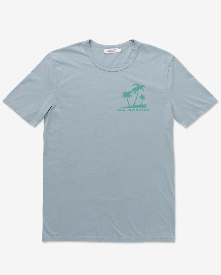 Supima Tee - Crewneck SS - Mahalo Horizon Blue