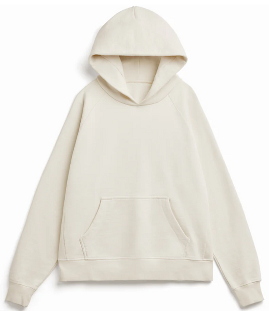 Super Heavyweight Hooded Sweatshirt - Organic Cotton - Offwhite