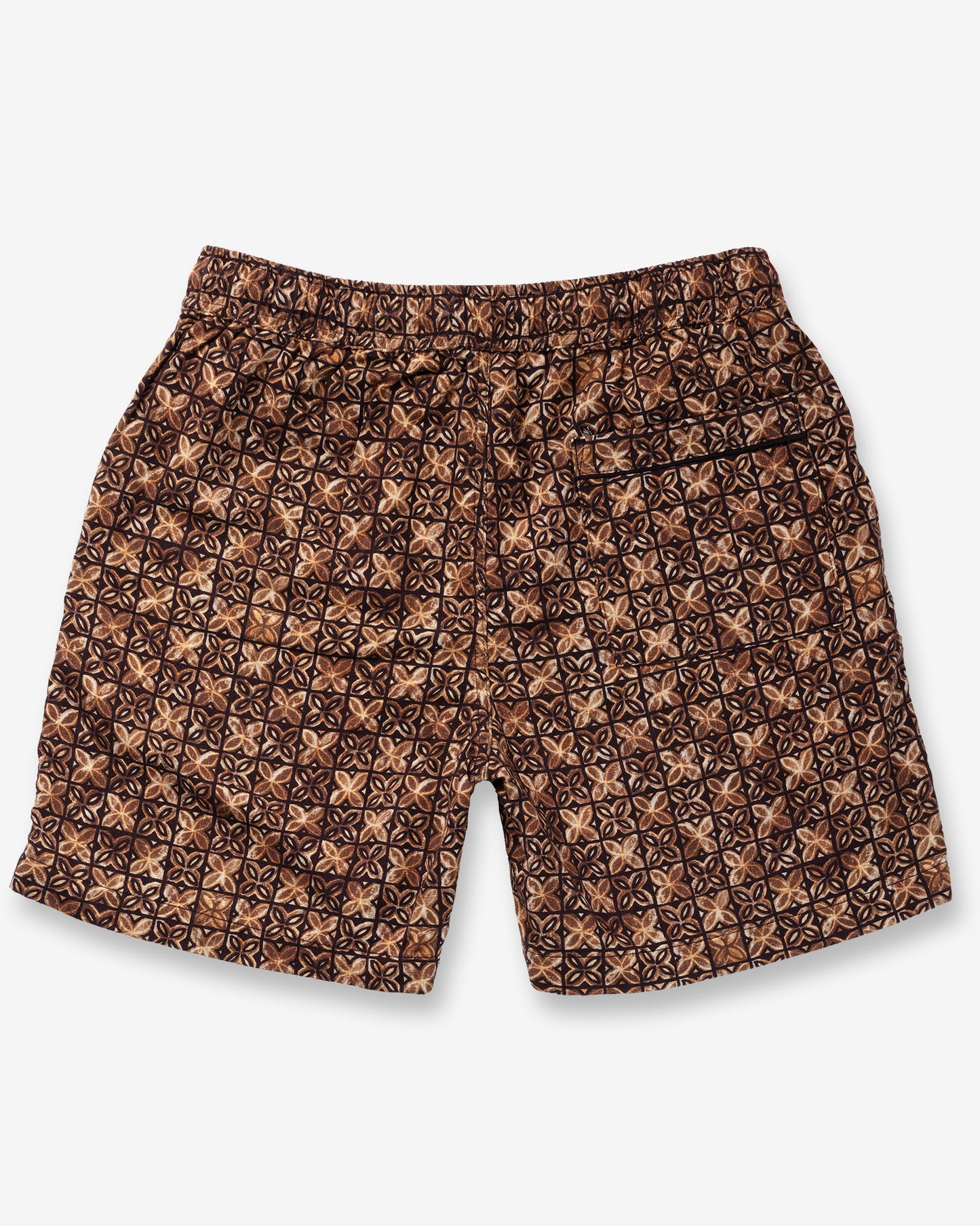 Double Gauze- Resort Shorts- Vintage Tile