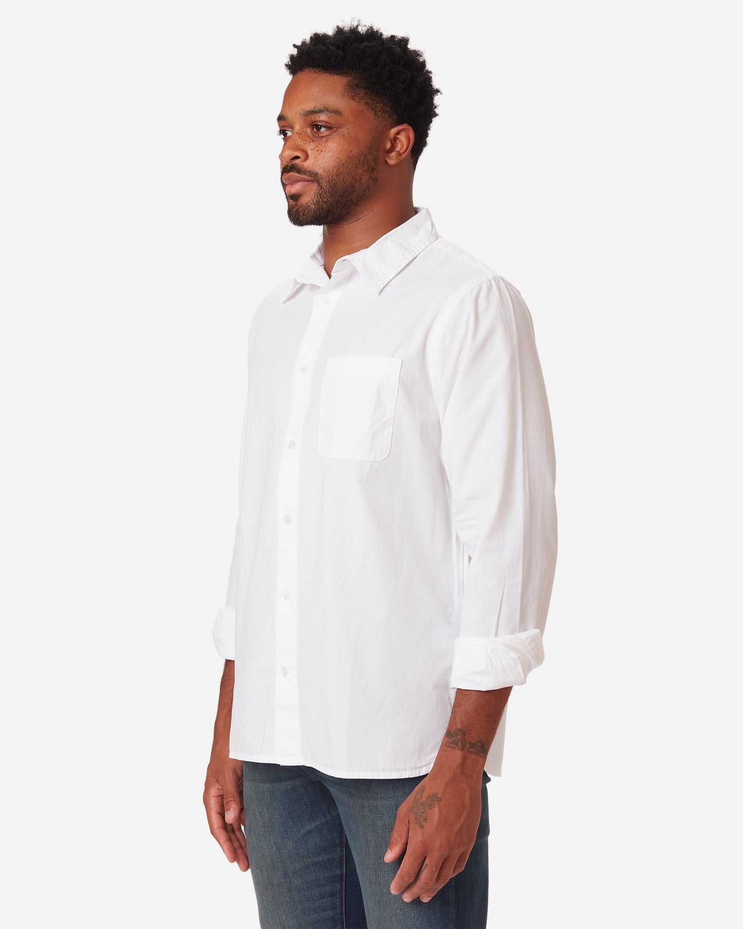 Poplin - Long Sleeve - White