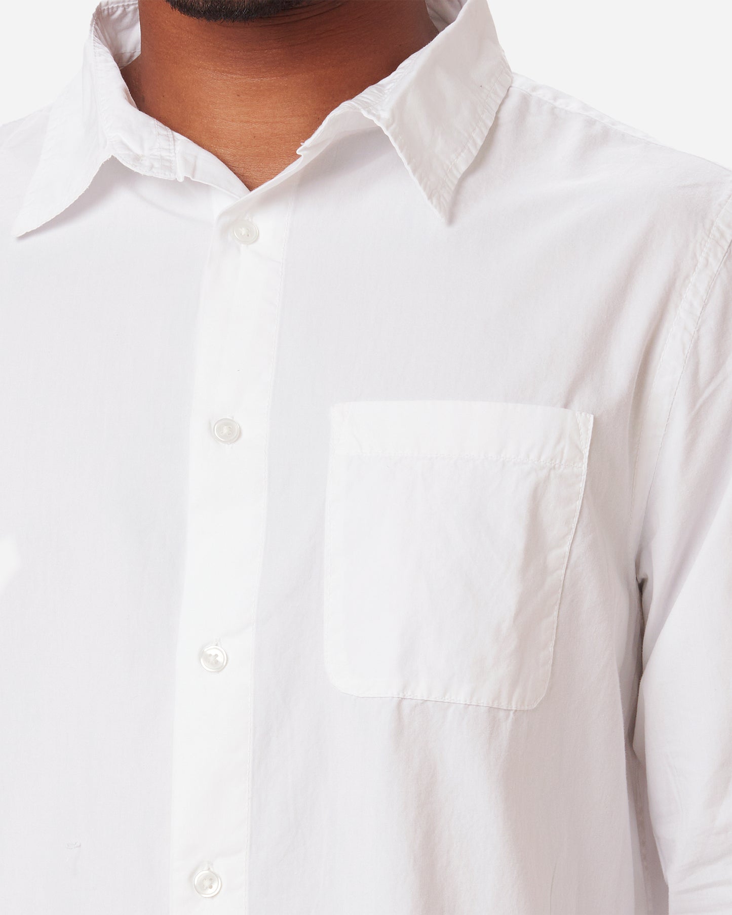 Poplin - Long Sleeve - White