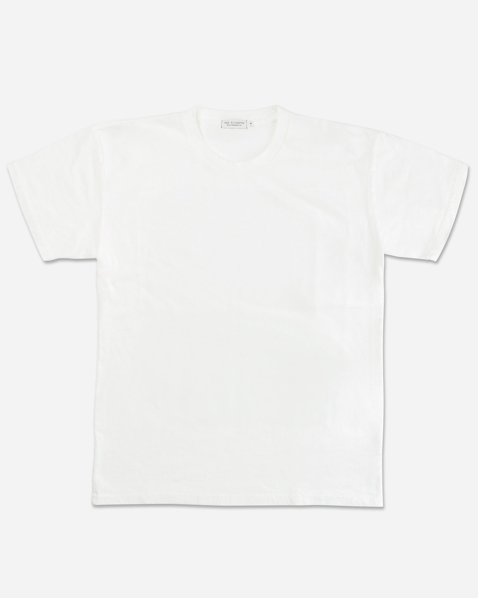 men's plain Ace Rivington white 100% cotton shirt
