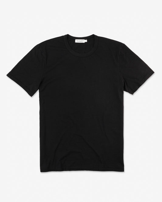 Supima Tee - Crewneck SS - Black
