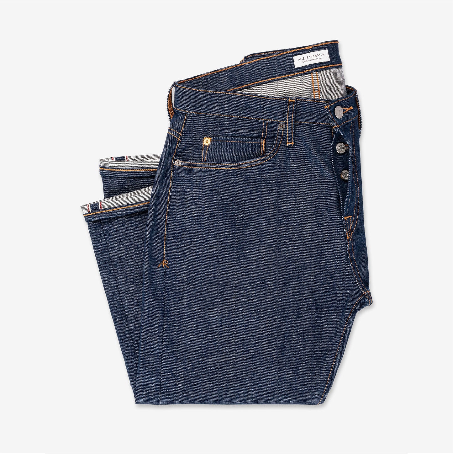 Rigid Denim - Athletic Straight Selvedge - Raw Indigo - 34"
