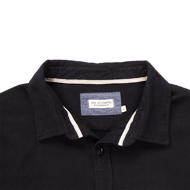 Winter Flannel - Utility Shirt - Black Black