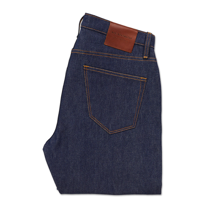 Rigid Denim - Athletic Straight Selvedge - Raw Indigo - 34"