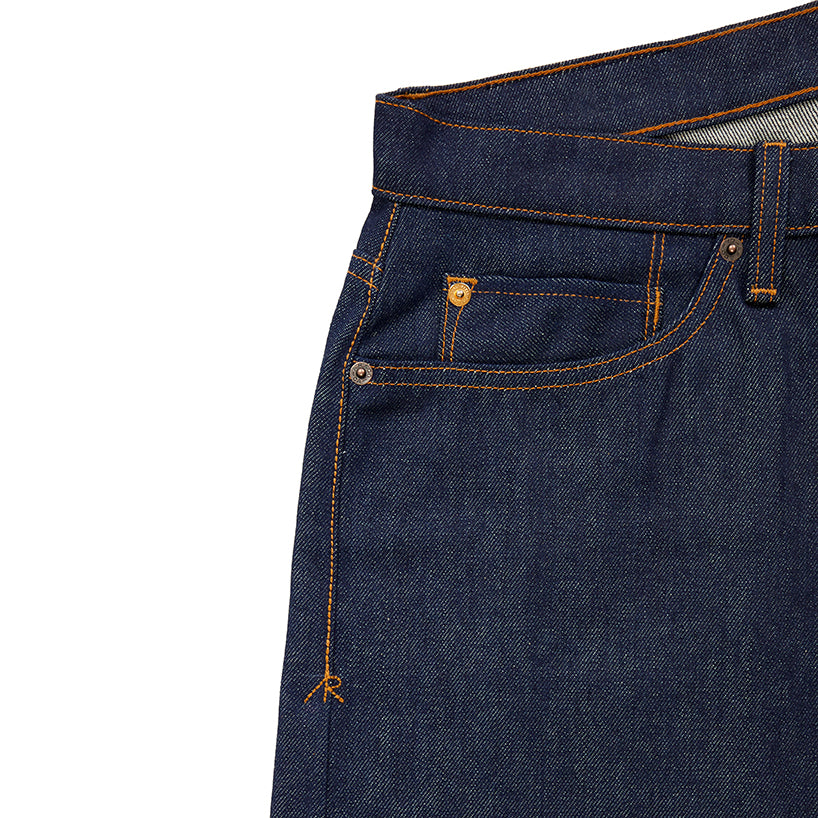 Rigid Denim - Athletic Straight Selvedge - Raw Indigo - 34"